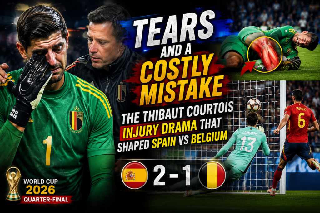Tears and a Costly Mistake: The Thibaut Courtois Injury Drama That Shaped Spain vs Belgium