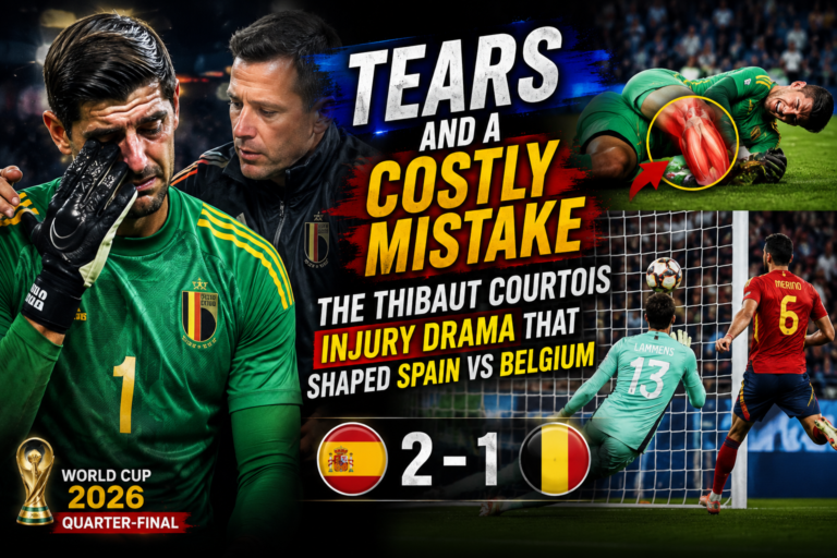 Tears and a Costly Mistake: The Thibaut Courtois Injury Drama That Shaped Spain vs Belgium