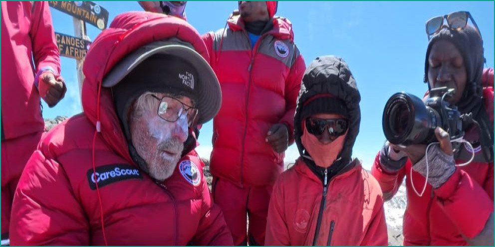 90-Year-Old Doctor Climbs Mount Kilimanjaro for Birthday