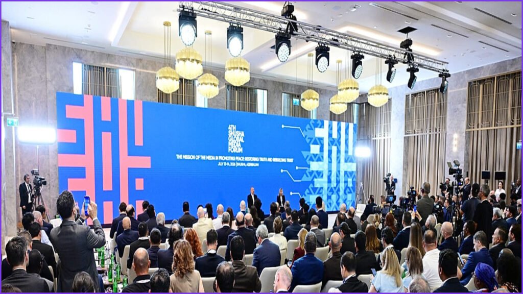 Aliyev Tells Global Media Forum That Peace Is Possible