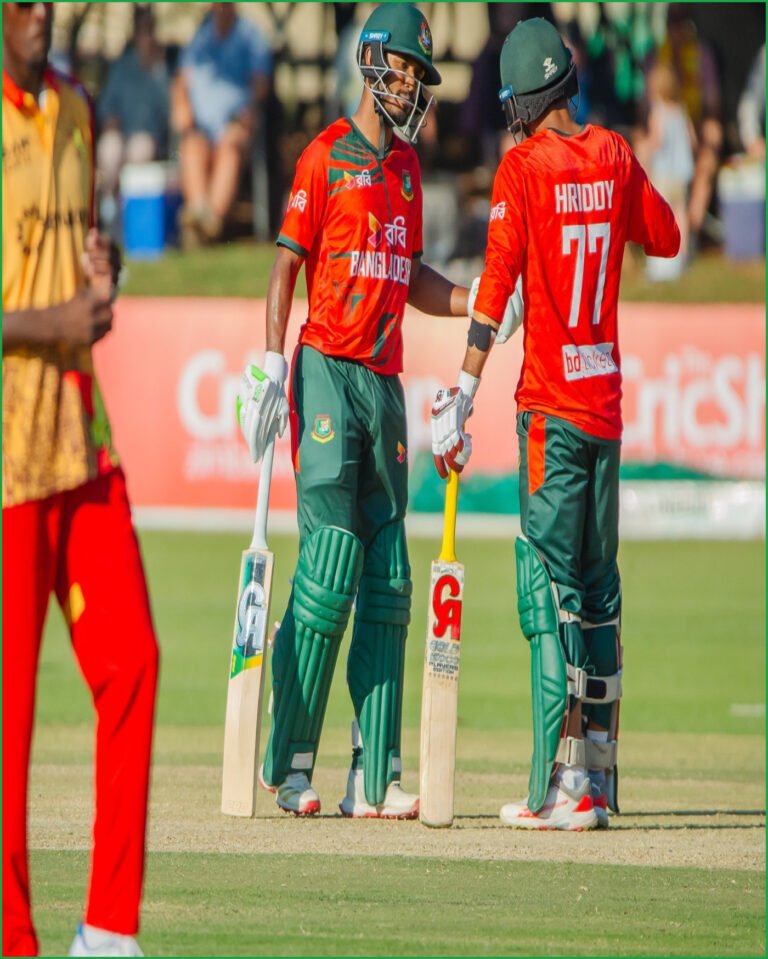 Bangladesh Clinches T20I Series Victory Over Zimbabwe in Bulawayo