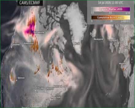 Canadian Wildfire Smoke Chokes US Midwest, Northeast