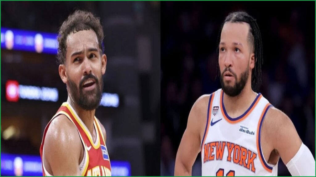 Fans Mock Trae Young After Failed Jalen Brunson Jersey Rip