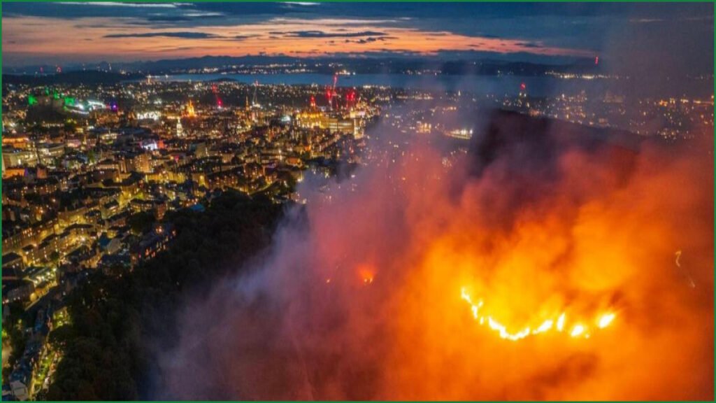 Fire Crews Battle Large Blaze on Edinburgh’s Arthur’s Seat