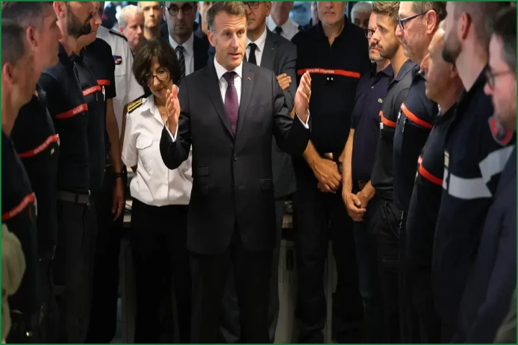 French Politicians Face Scrutiny Amidst Historic Wildfires and Heat