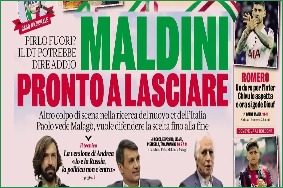 Italy Coaching Search in Chaos as Maldini Considers Exit
