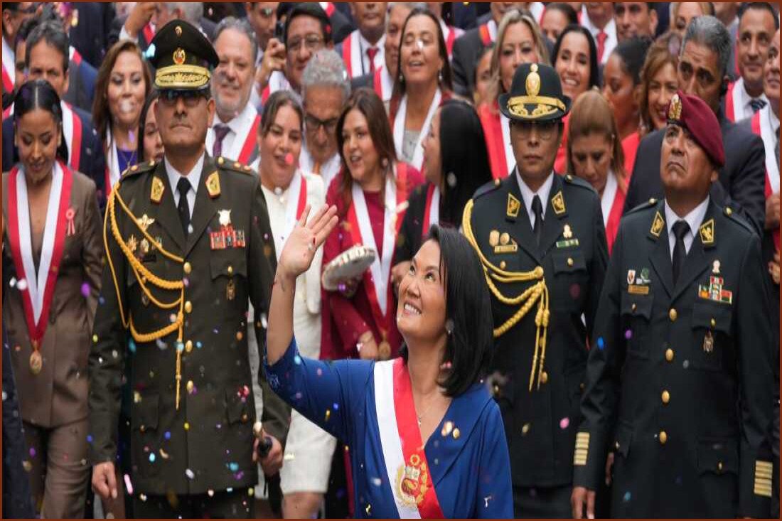Keiko Fujimori Inaugurated as President of Peru After Narrow Victory