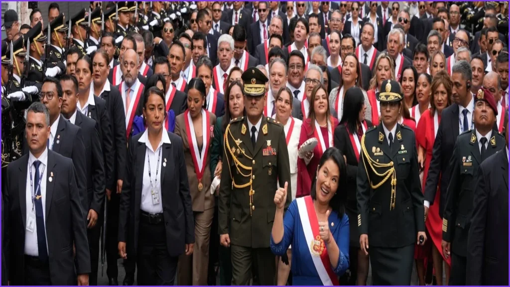 Keiko Fujimori Sworn In as Peru’s New President