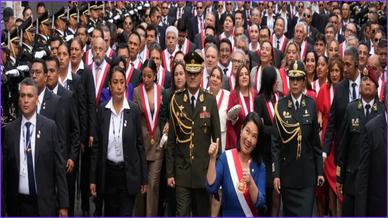 Keiko Fujimori Sworn In as Peru’s New President