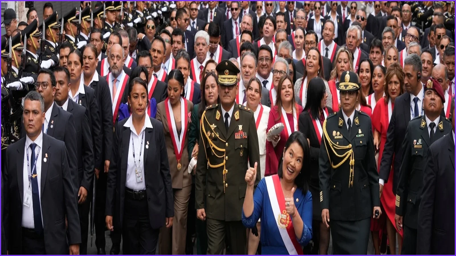 Keiko Fujimori Sworn In as Peru’s New President