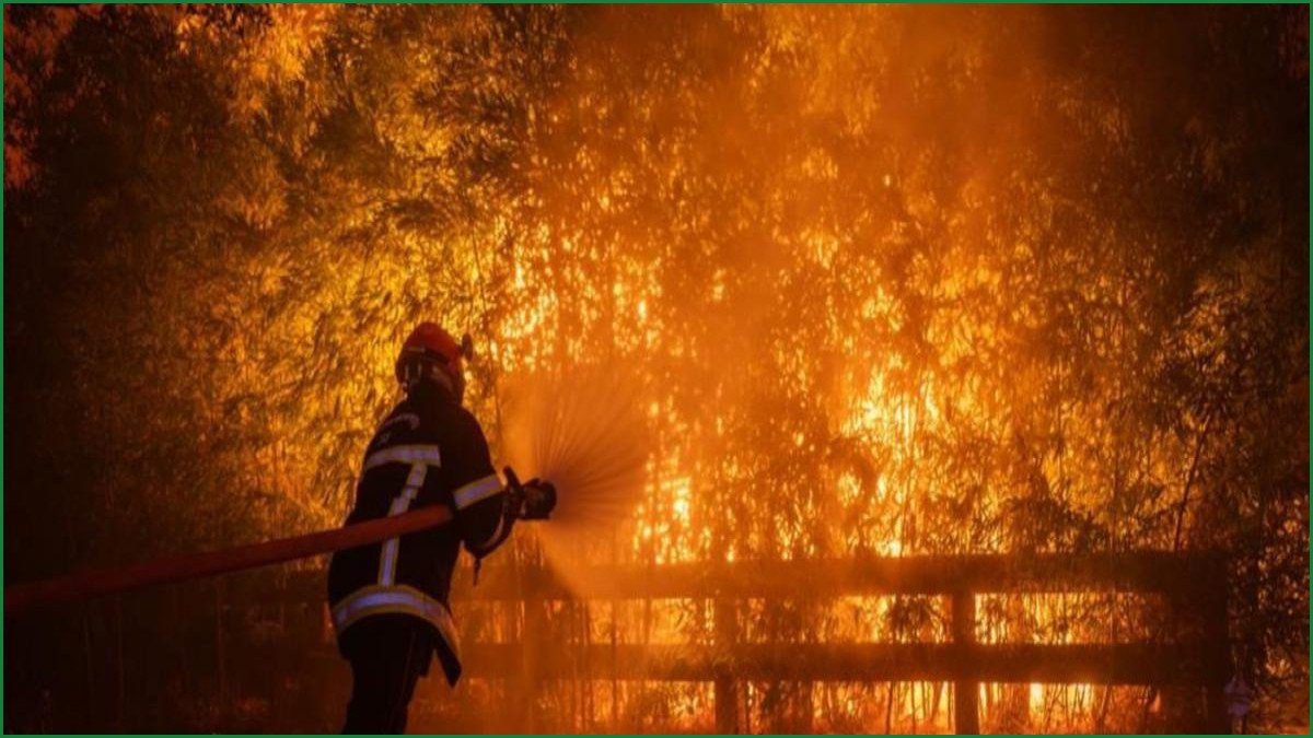 Macron Calls Crisis Meeting as Wildfires Threaten Bordeaux