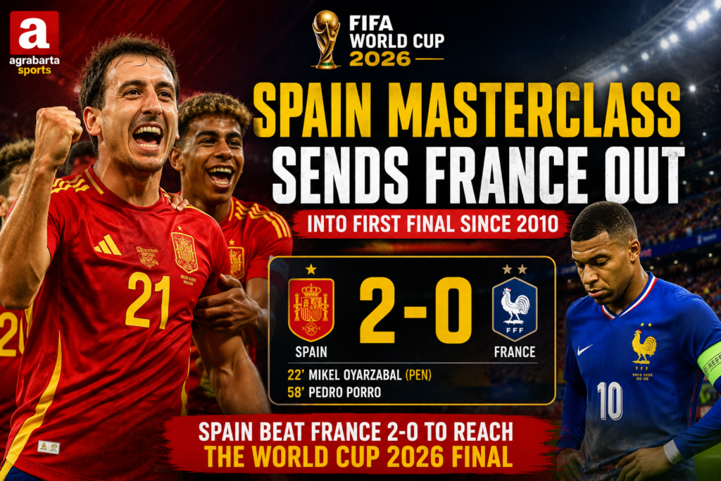 Spain Deliver Masterclass to Beat France 2-0, Reach First World Cup Final Since 2010