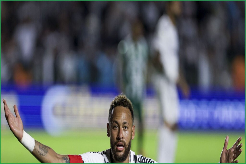 Neymar Jr Mocks Critics Following Santos Goal After World Cup