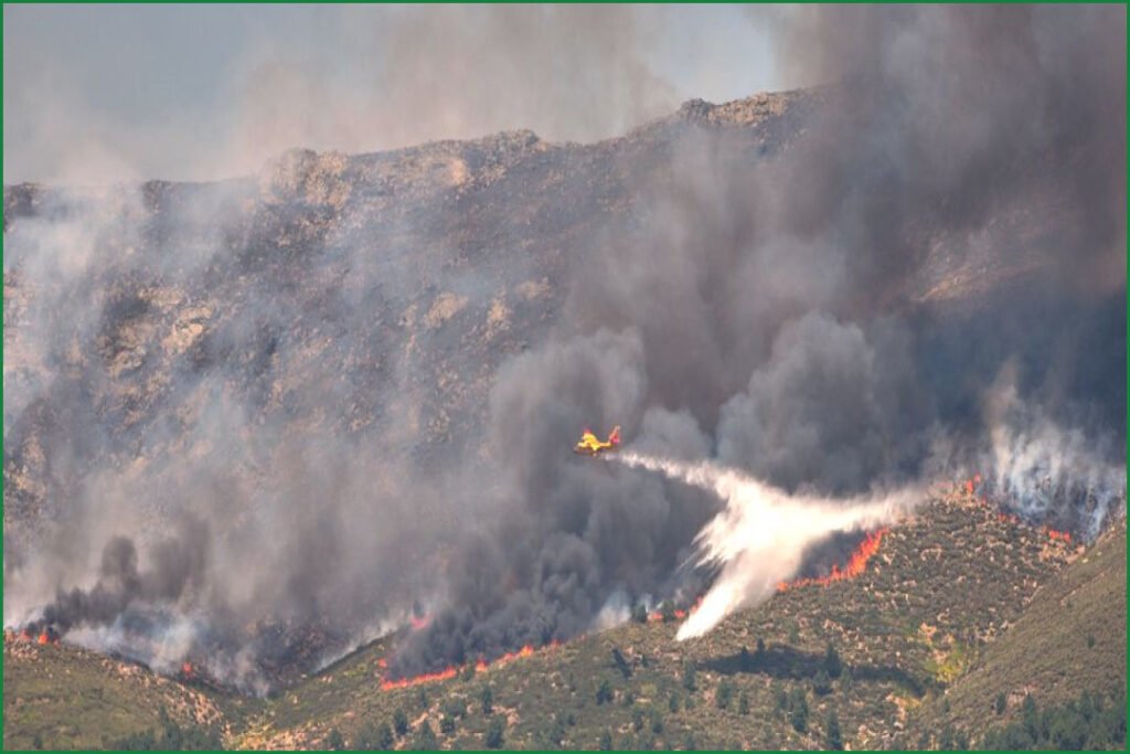 Over 200,000 Flee as Wildfires Rage in France and Spain