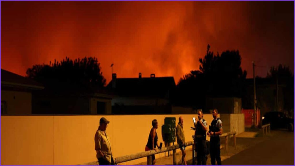 Over 80,000 Flee as Wildfires Ravage France and Spain