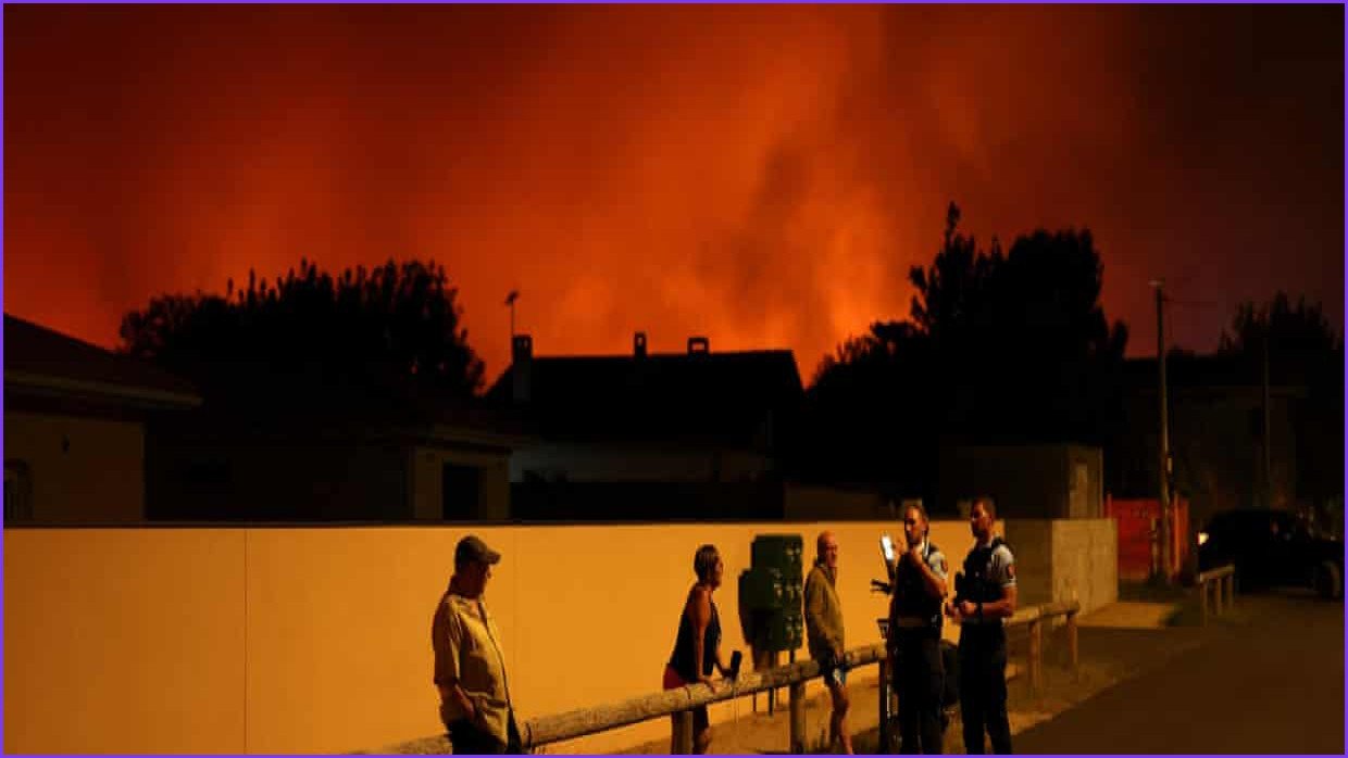 Over 80,000 Flee as Wildfires Ravage France and Spain