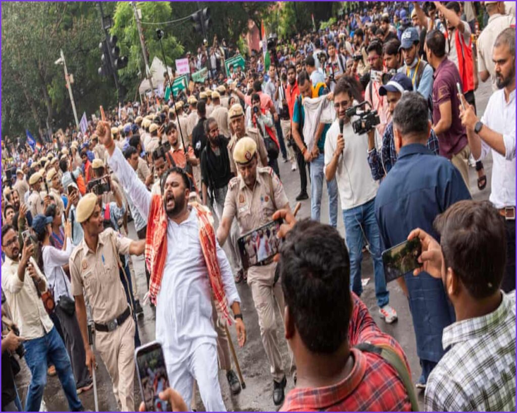 Protesters Defy Police Crackdown in Delhi Education Reform Movement