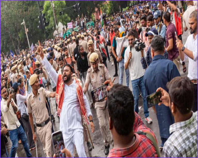 Protesters Defy Police Crackdown in Delhi Education Reform Movement
