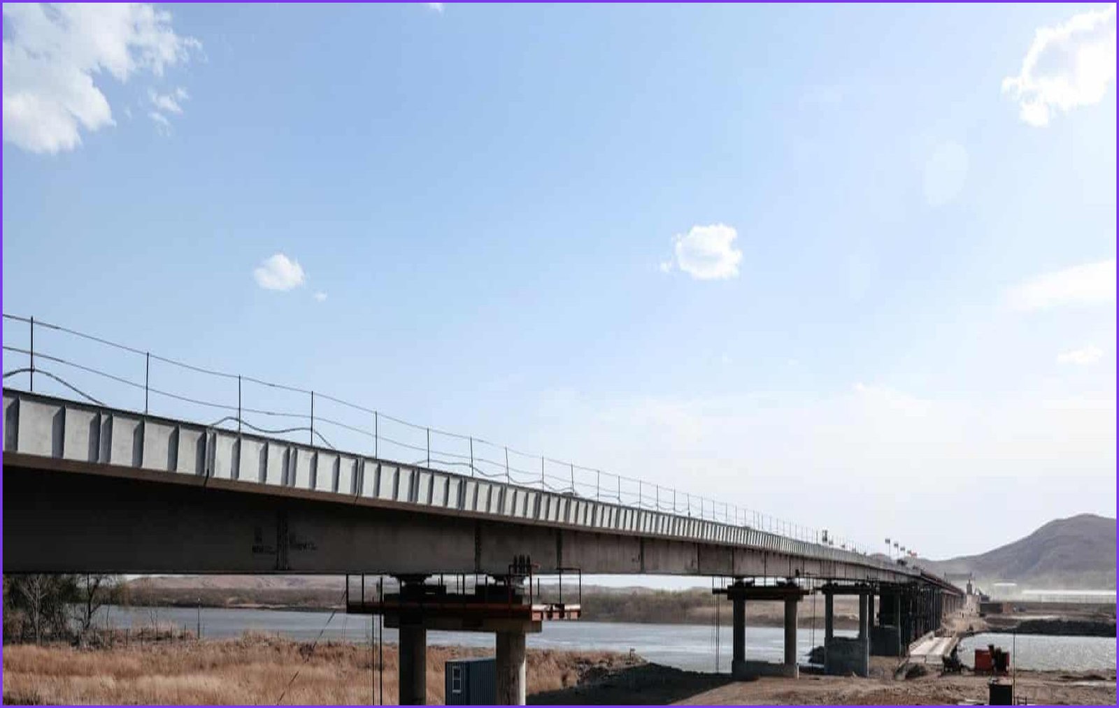 Russia and North Korea Build First Direct Road Crossing