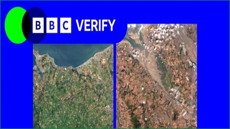 Satellite Images Reveal UK Landscape Changes During Summer Heatwaves