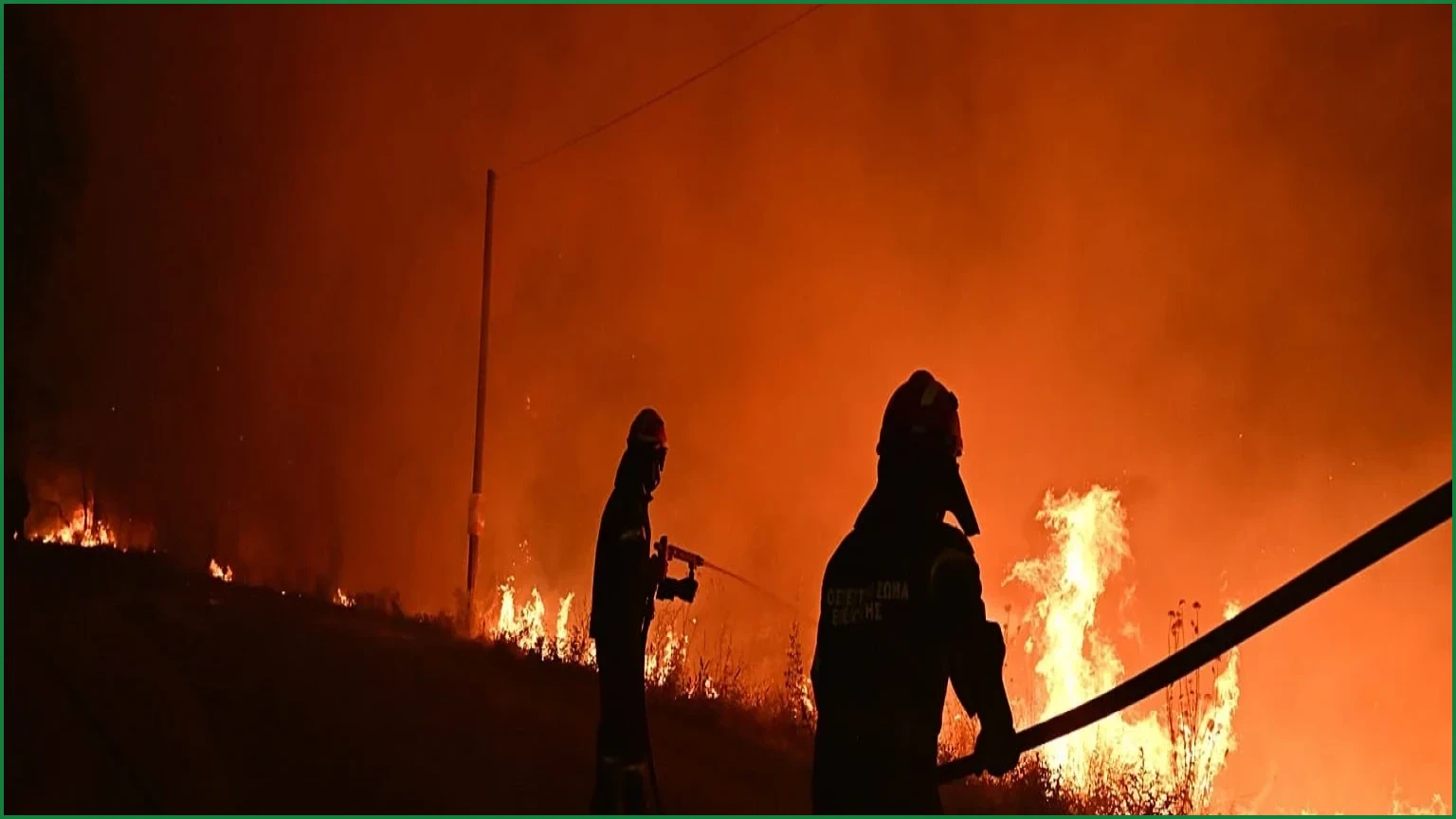 Three firefighters die as strong winds fuel Greek