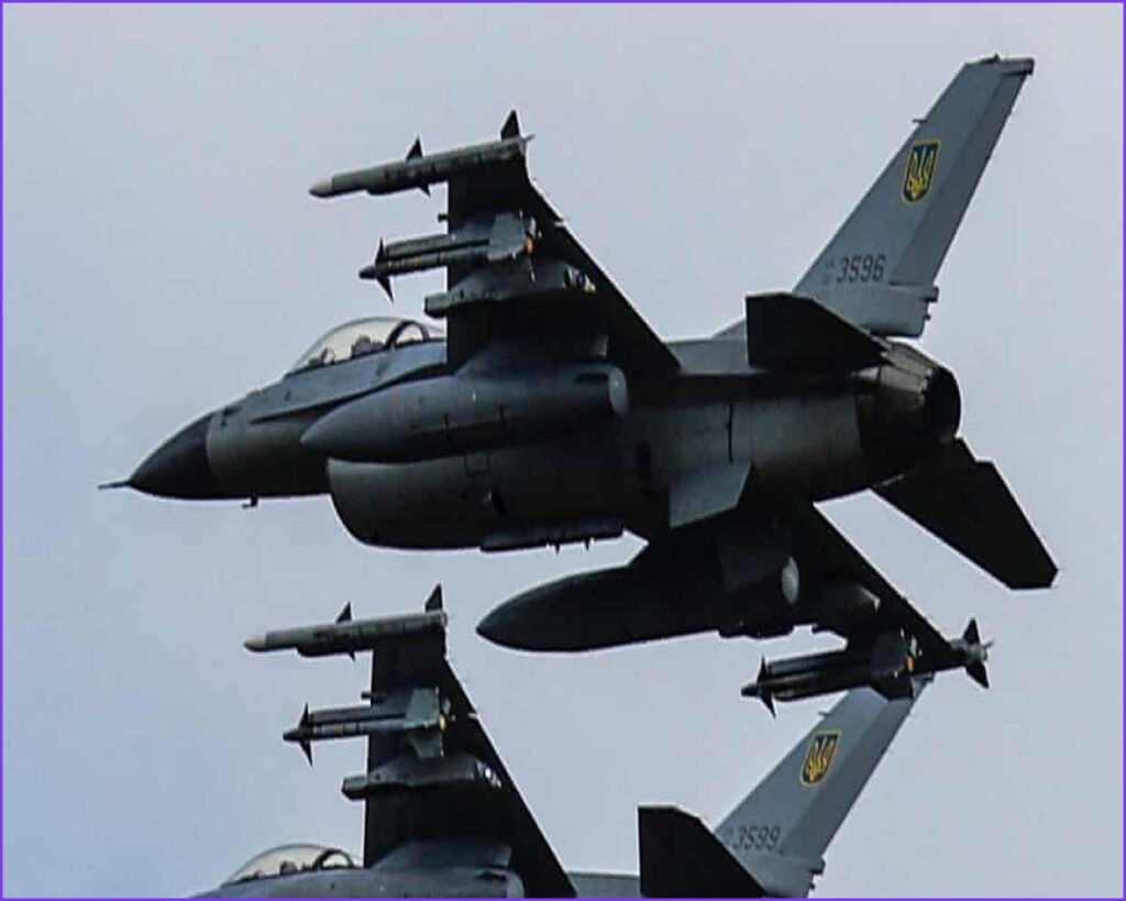 Ukrainian F-16 Crashes During Interception Mission