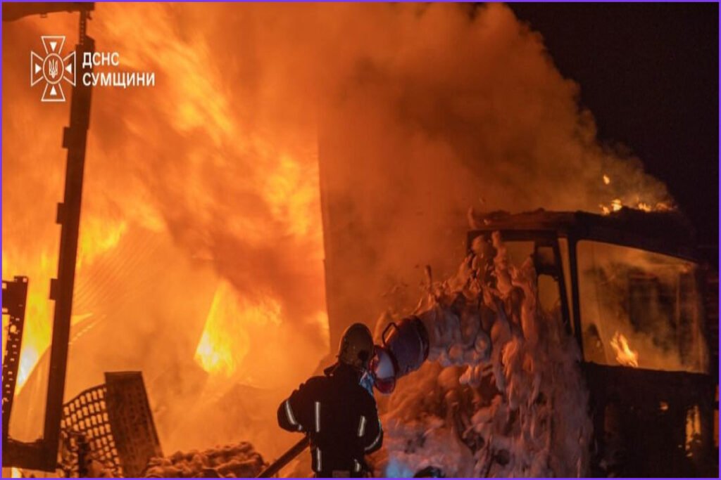 Ukrainian Overnight Attacks Leave Two Dead in Russia