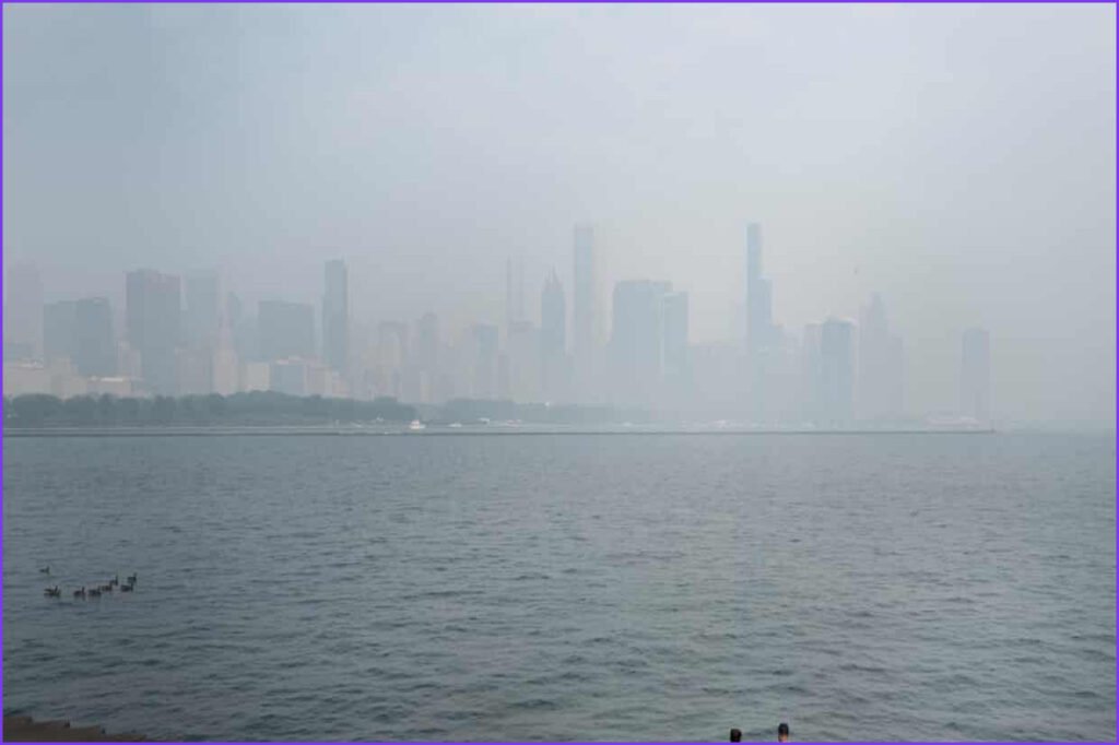 Wildfire Smoke Plummets Air Quality Across US and Canada