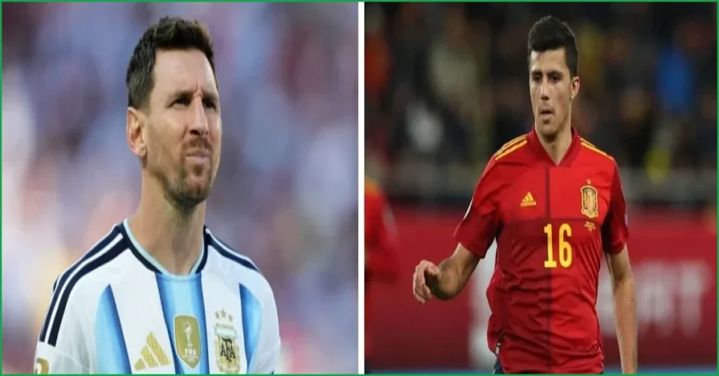World Cup Winner Rodri Names Lionel Messi Among Top Three