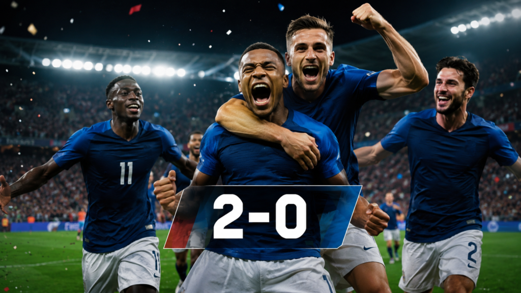 France Book Semi-Final Spot with Commanding 2-0 Win Over Morocco