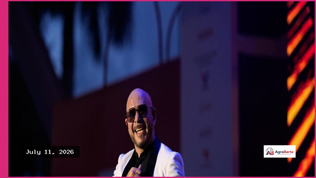 Pitbull fans set world record for largest bald cap gathering
