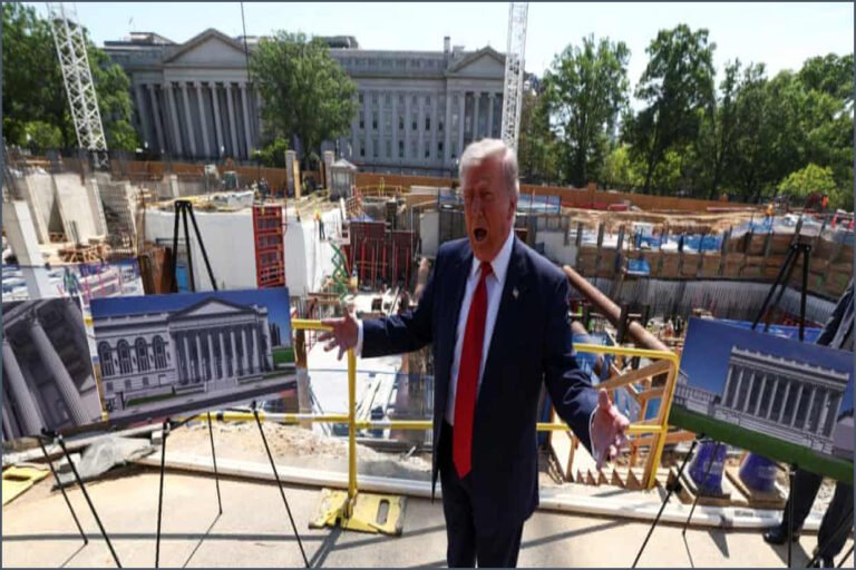 Appeals Court Halts Construction of Trump’s $400m Ballroom