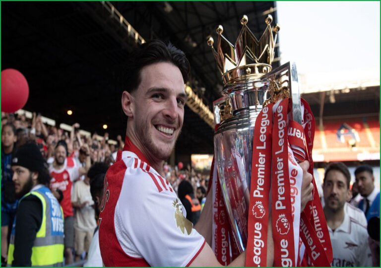 Declan Rice Recalls Arsenal Premier League Title Glory