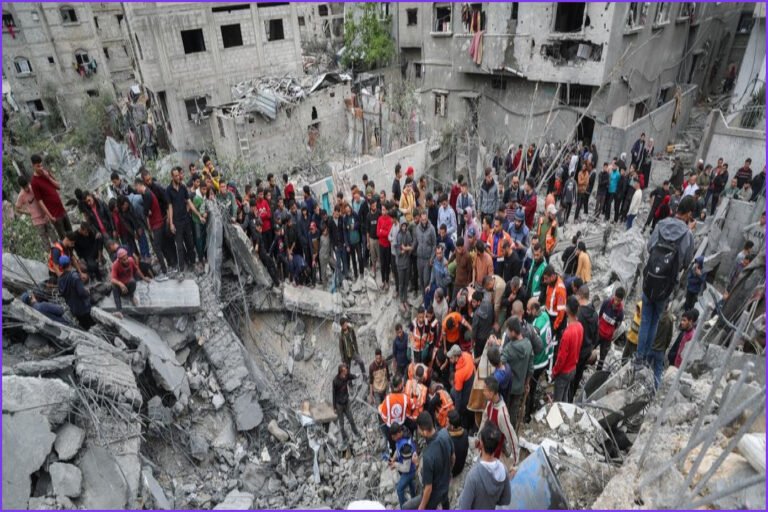 Gaza Civil Defense Recovers 19 Bodies From Destroyed City Building