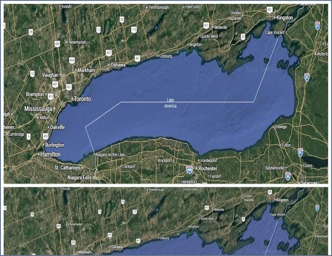 Google Maps Updates Lake Ontario to Lake America in US