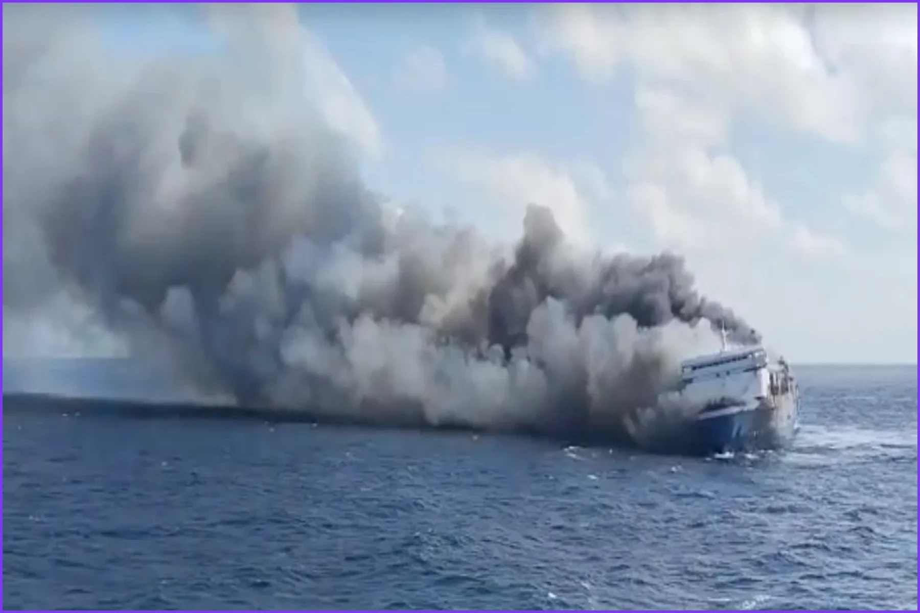 Indonesian Ferry Fire Leaves Five Dead and Dozens Missing