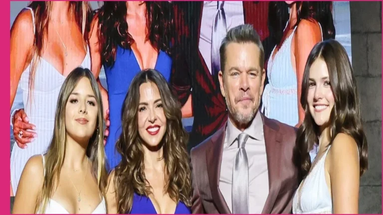 Matt Damon Attends The Odyssey Premiere With Family in Seoul