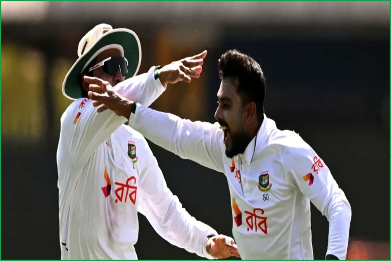 Mehidy Hasan Miraz Leads Bangladesh Toward Historic Victory