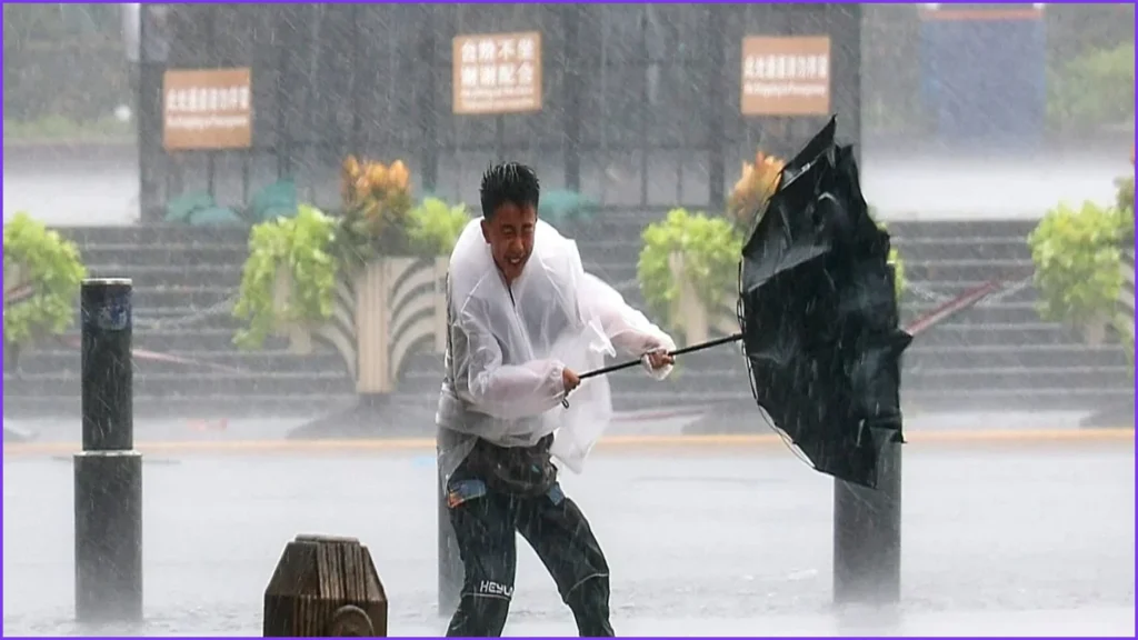 Over 1 million evacuated as Typhoon Dolphin hits
