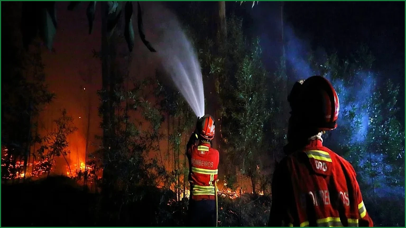 Over 2,000 Personnel Battle Ongoing Wildfires Across Portugal