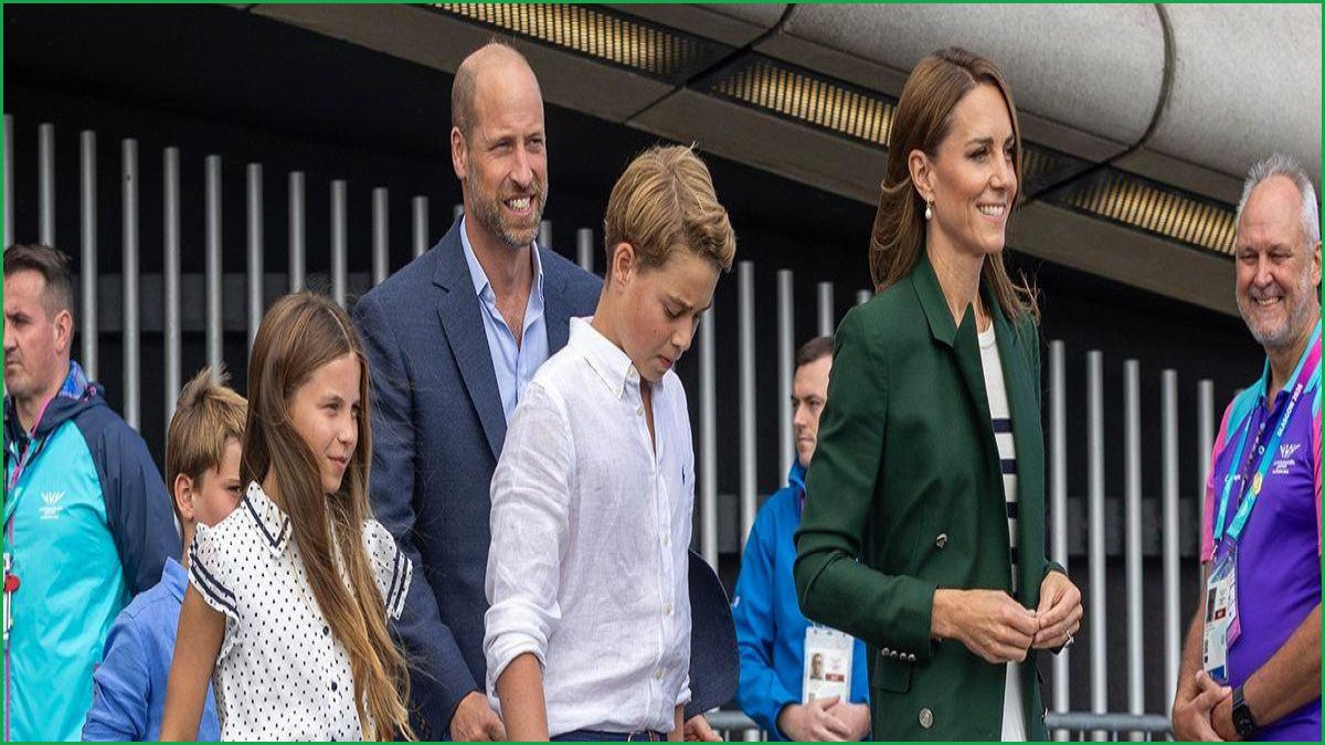 Prince and Princess of Wales Visit Glasgow Commonwealth Games