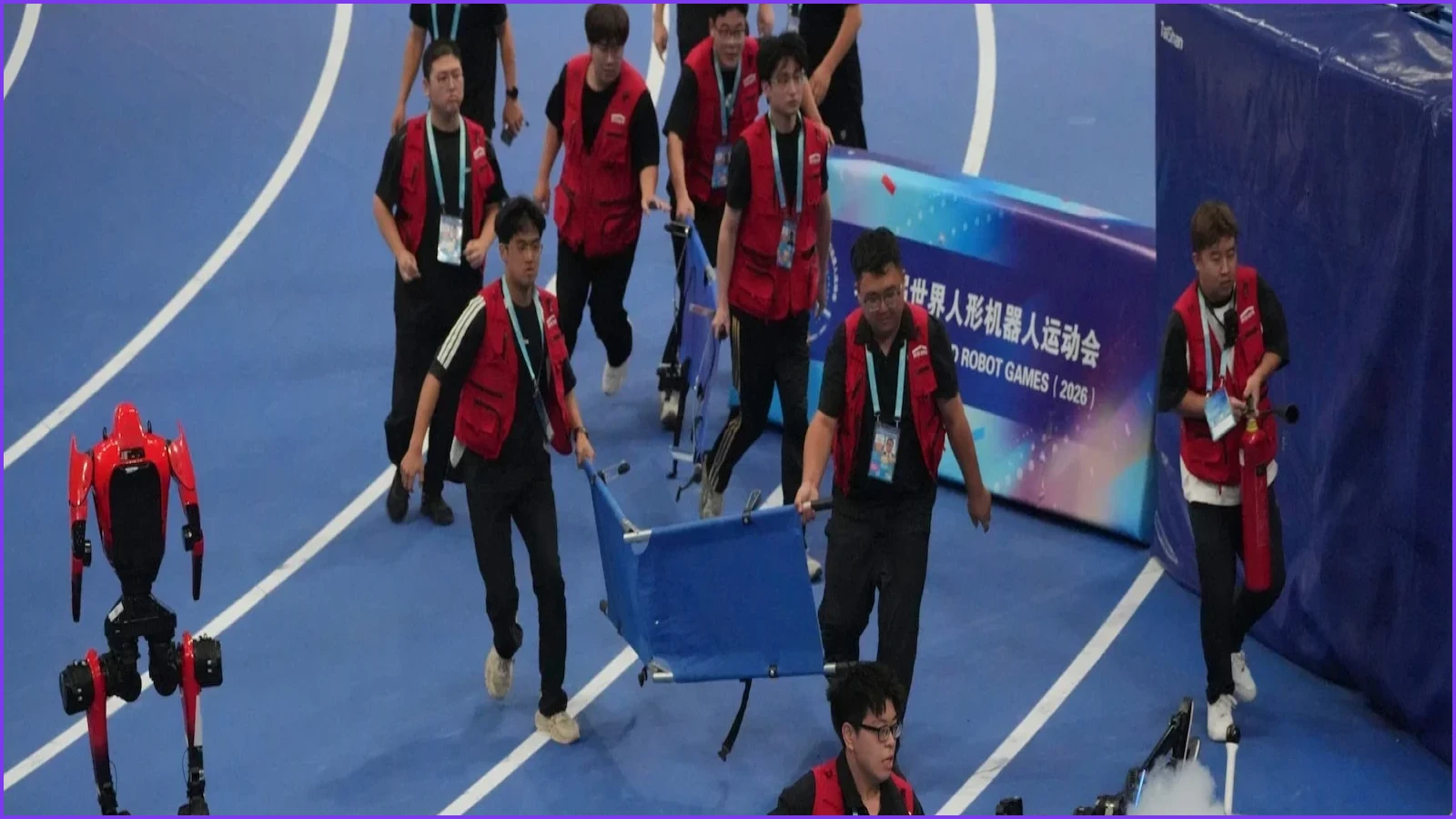 Robot Sprinter Sets New 100-Meter Record in Beijing