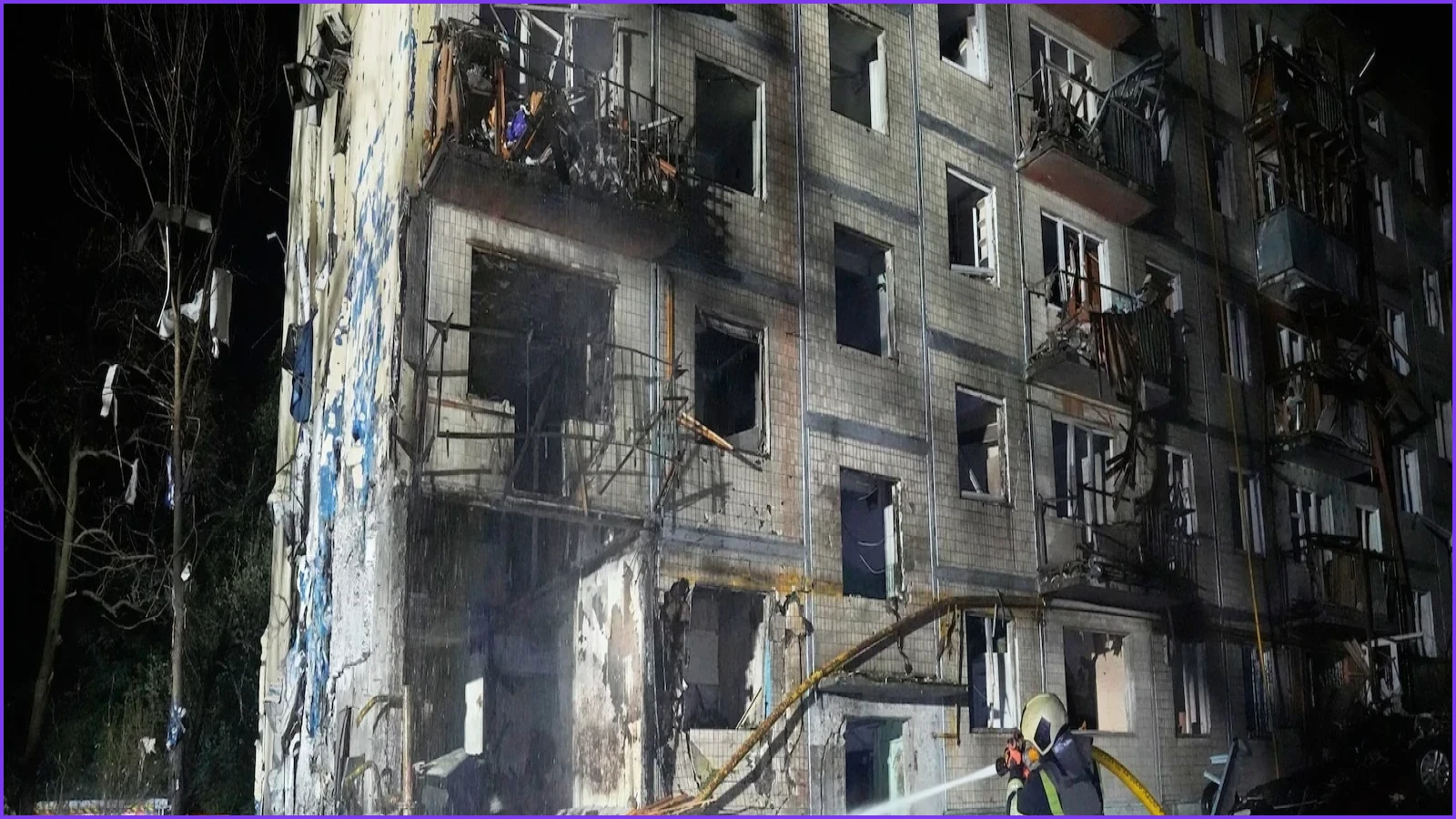 Russian Missile and Drone Attack Kills Nine in Kyiv