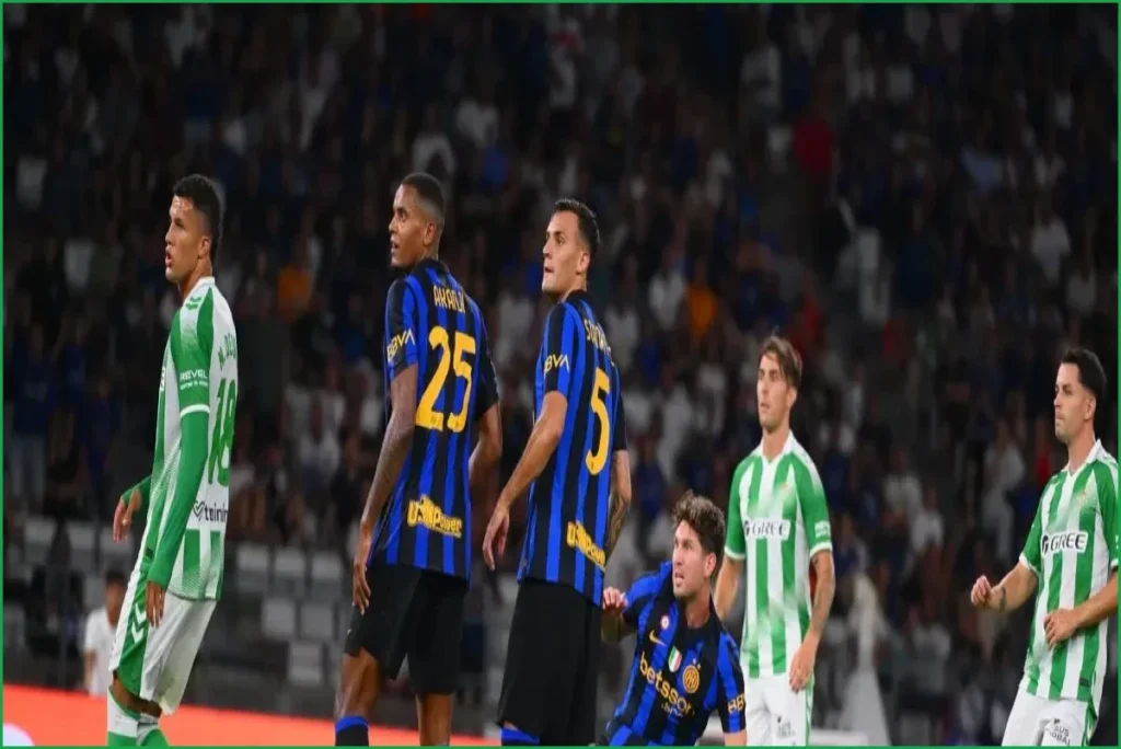 Stones Scores on Debut as Inter Defeat Real Betis 1-0