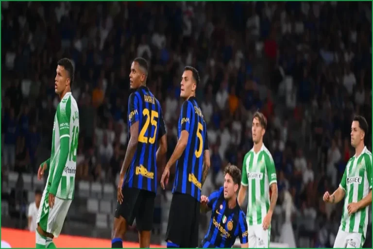 Stones Scores on Debut as Inter Defeat Real Betis 1-0
