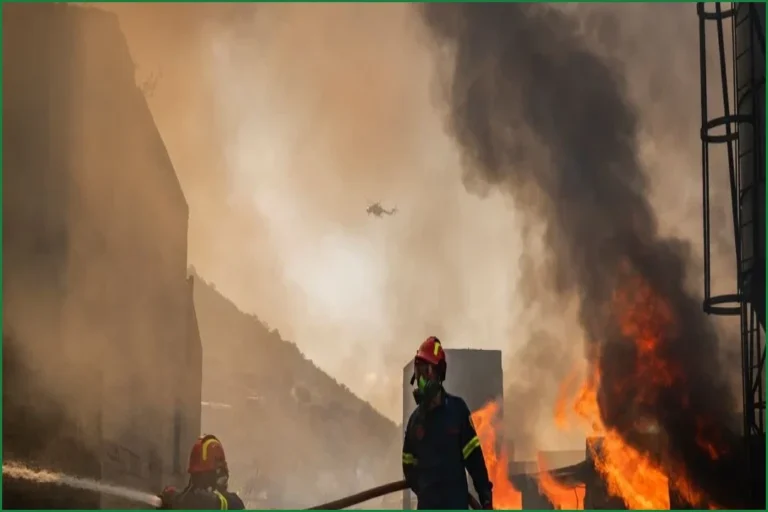 Strong Winds Fuel New Wildfire Near Athens, Evacuations Ordered
