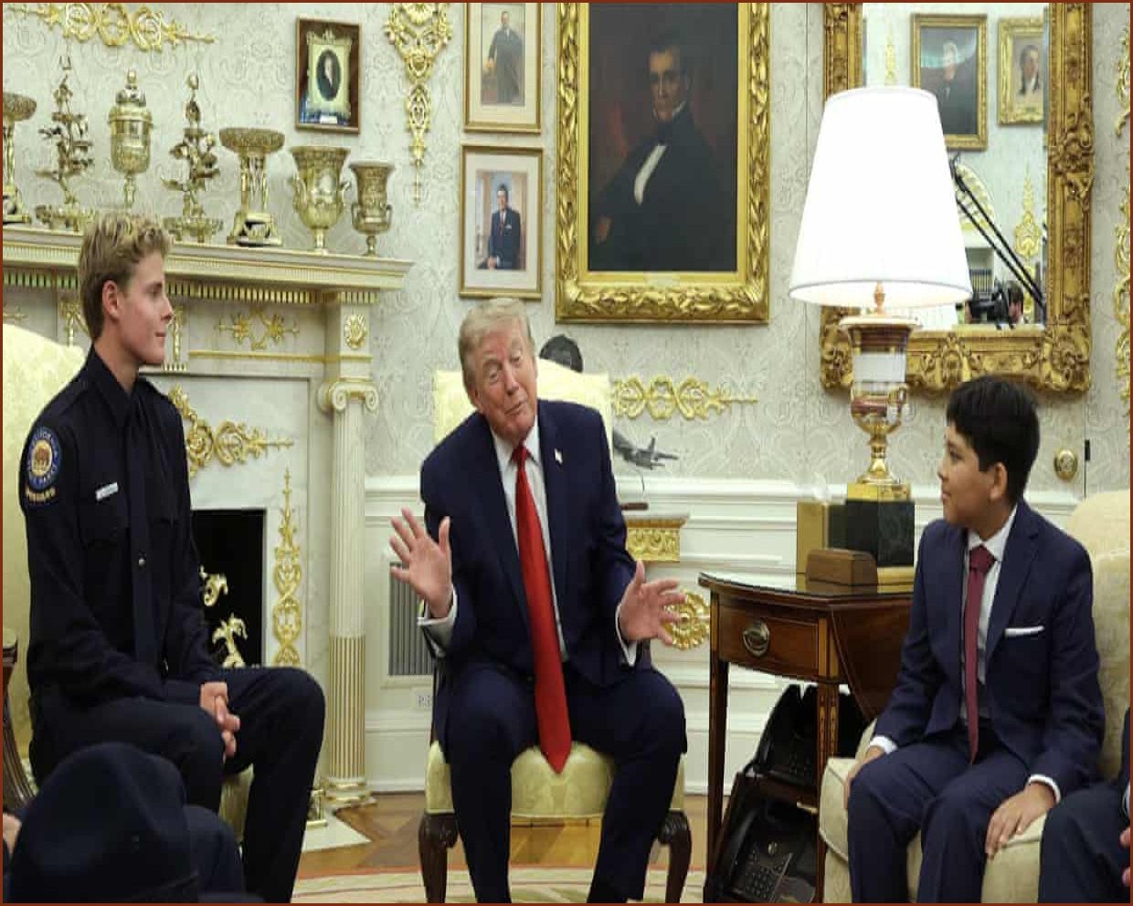 Trump Hosts California Lifeguard Who Rescued 10-Year-Old Boy