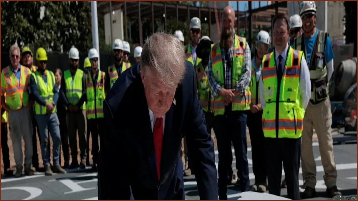 Trump Unveils Durable Granite Helipad for White House Use