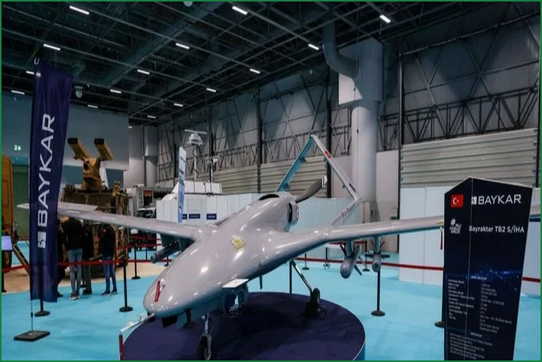 Turkish Bayraktar TB2 Drone Helps Contain Wildfire in Albania