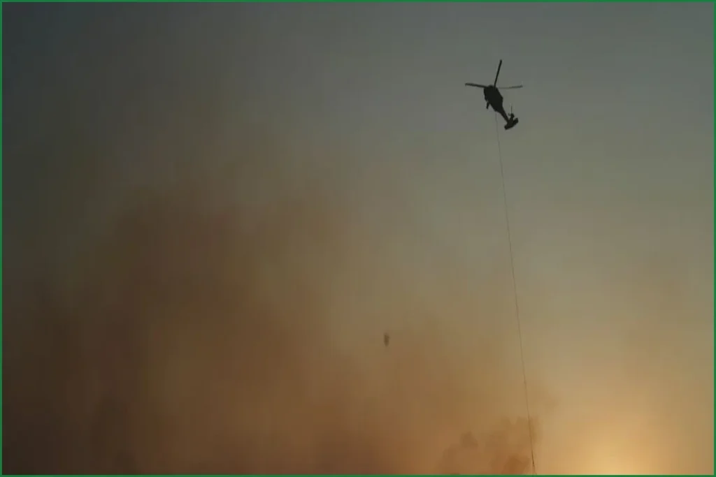 Two Firefighting Helicopters Collide While Battling Greek Wildfires